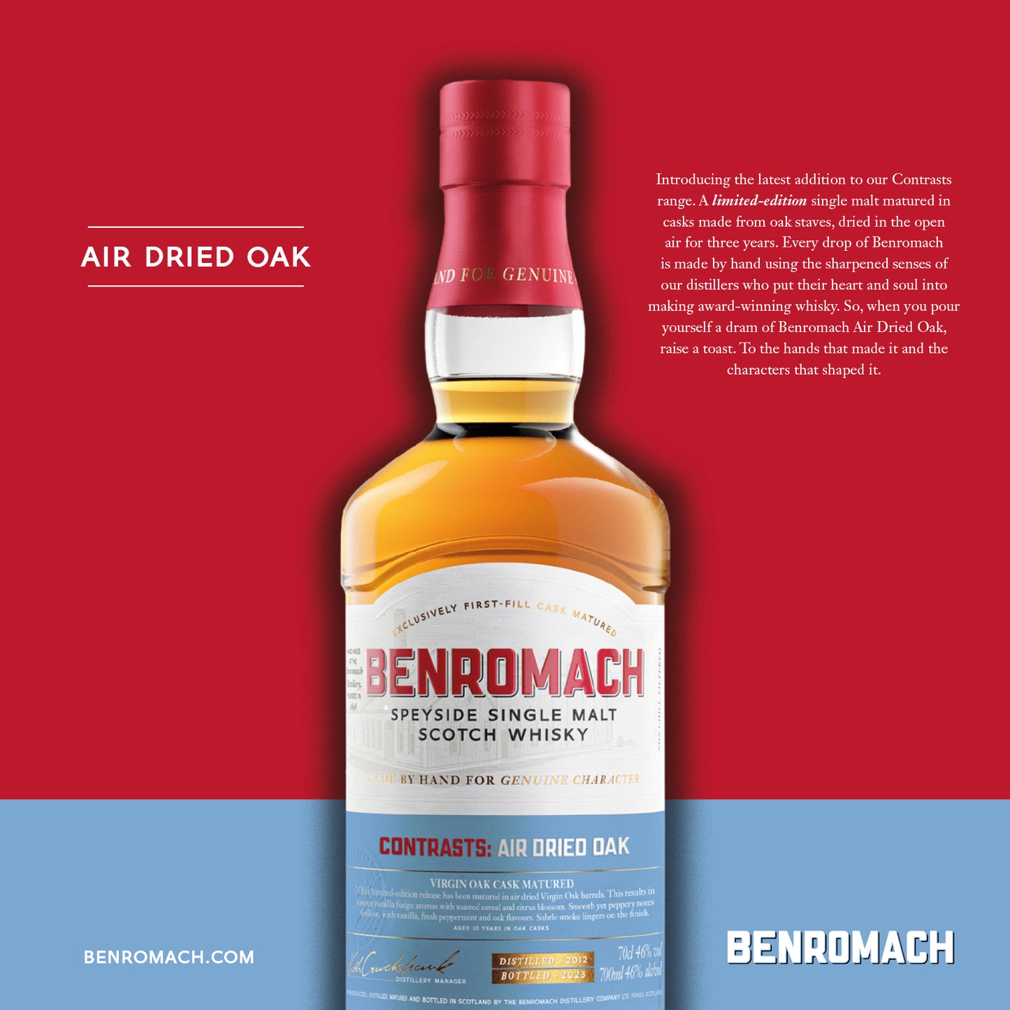 BENROMACH AIR DRIED OAK