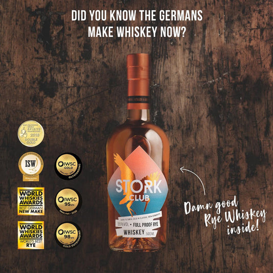 STORK CLUB FULL PROOF RYE WHISKEY