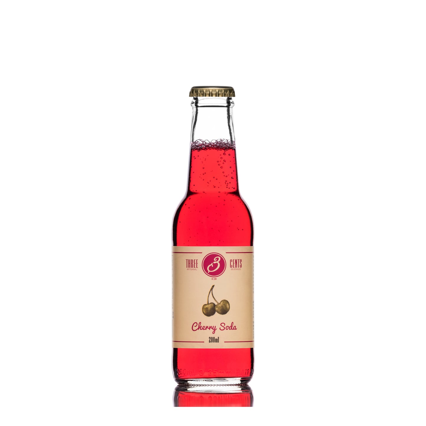 THREE CENTS CHERRY SODA CASE