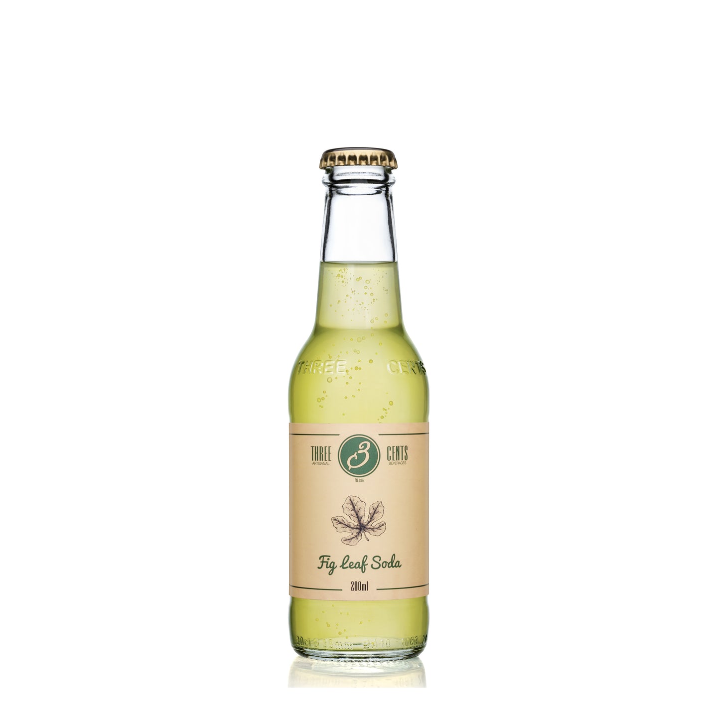THREE CENTS FIG LEAF SODA CASE