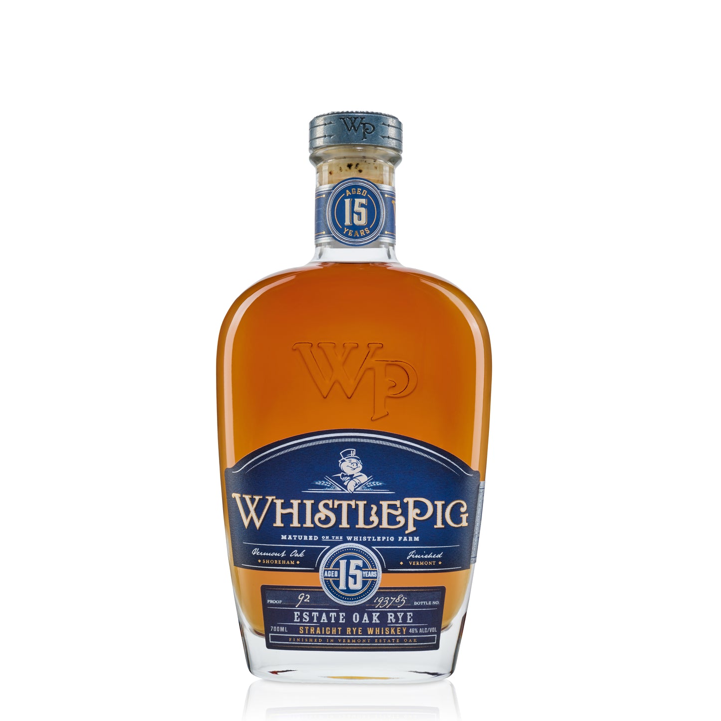 WHISTLEPIG 15 YO RYE WHISKEY
